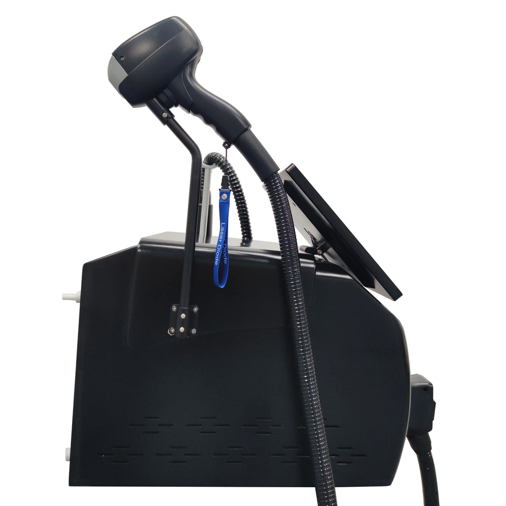 Máquina Láser Pico Profesional 2 en 1 |   Longitud de onda de 755nm y 1064nm para Eliminación de Tatuajes y Depilación Permanente |   Sistema de Enfriamiento por Hielo