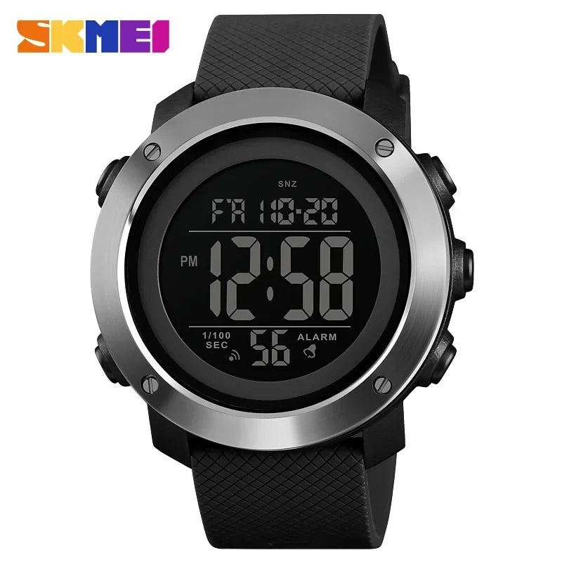 Reloj digital deportivo impermeable SKMEI 1426 para hombre, cronómetro, pantalla LED electrónica, relojes de pulsera para hombre, Reloj Masculino 1416