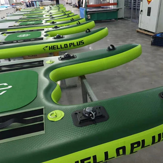Tabla de Paddleboard Inflable Resistente para Pesca, Equipo Acuático, Tabla de Pesca Estilo Rana, PVC, Capacidad de Carga 200KG, Plataforma