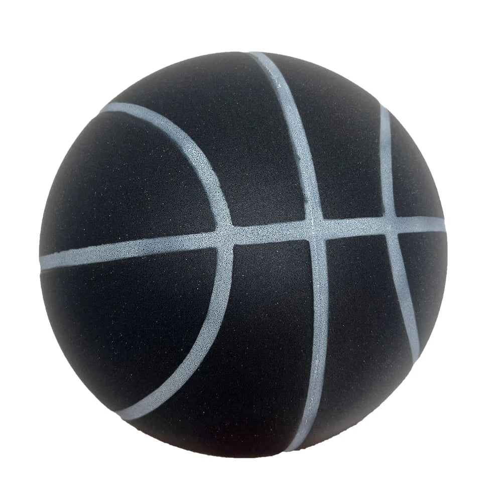 Baloncesto silencioso ranurado talla 7 #   6 #   5 #   Hombres/mujeres/niños Dribble en interiores práctica rebote silencioso suave bola de espuma sin aire sin ruidos