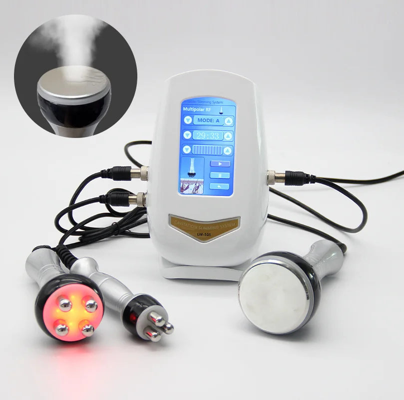 Venta al por mayor 40K cuerpo Facial radiofrecuencia masaje quemadura grasa pérdida de peso vibración masaje belleza dispositivo piel apretar cara cuidado de la piel