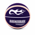 Balón de Baloncesto Silencioso para Interiores – Morado Talla 7, Agarre Suave, Antiruido, Entrenamiento para Niños y Adultos, Balón de Baloncesto de Goma Resistente para el Hogar e Interiores