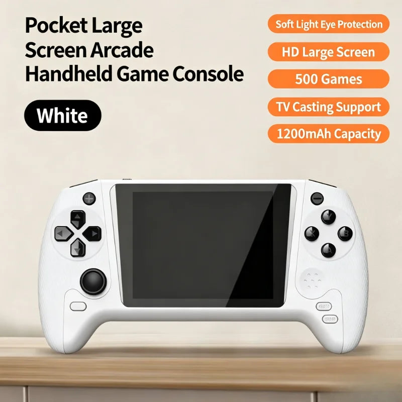 Nueva consola de juegos retro de bolsillo, pantalla HD de 3,5 pulgadas, joysticks duales, salida de TV, batería de gran capacidad, reproductor portátil de juegos arcade