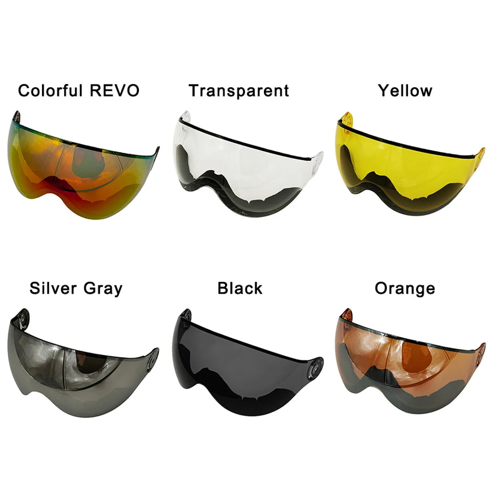 Casco de Esquí LOCLE para Hombre, Mujer y Niños, Ultraligero, para Snowboard, Skateboard, Motocicleta, Moto de Nieve, con Visera y Gafas IN-MOLD