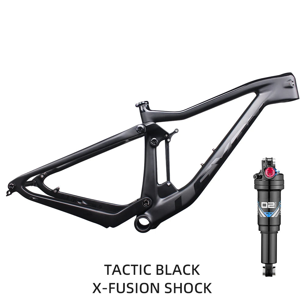 Cuadro de bicicleta de montaña LEXON de carbono completo, suspensión, Boost 148 mm, 29er, Cross Country, XFUSION, para cuadro de bicicleta, piezas de ciclismo
