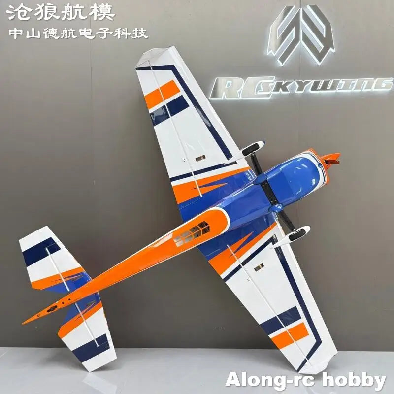 Skywing Nuevo Avión de Madera RC, Modelos de Aviones 3D, Hobby, Envergadura de 67 " (1.7M), Laser260-Plus 90E EP, Kit de Avión, Sin RC, Sin Motor