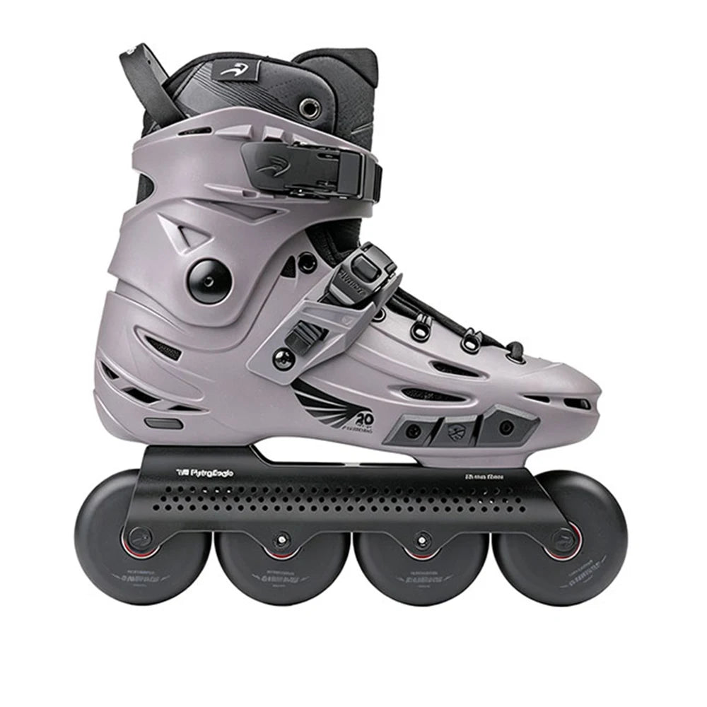 1 Par de Patines en Línea Originales Flying Eagle Skate F6s, Nuevos Ejes Inteligentes Falcon, Zapatos de Patinaje sobre Ruedas, Patinaje de Slalom, Patines de Patinaje Libre