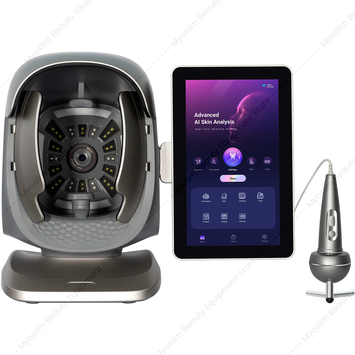 Analizador de Piel X3 Pro, Dispositivo de Cámara para Análisis Facial, Máquina de Diagnóstico de Piel