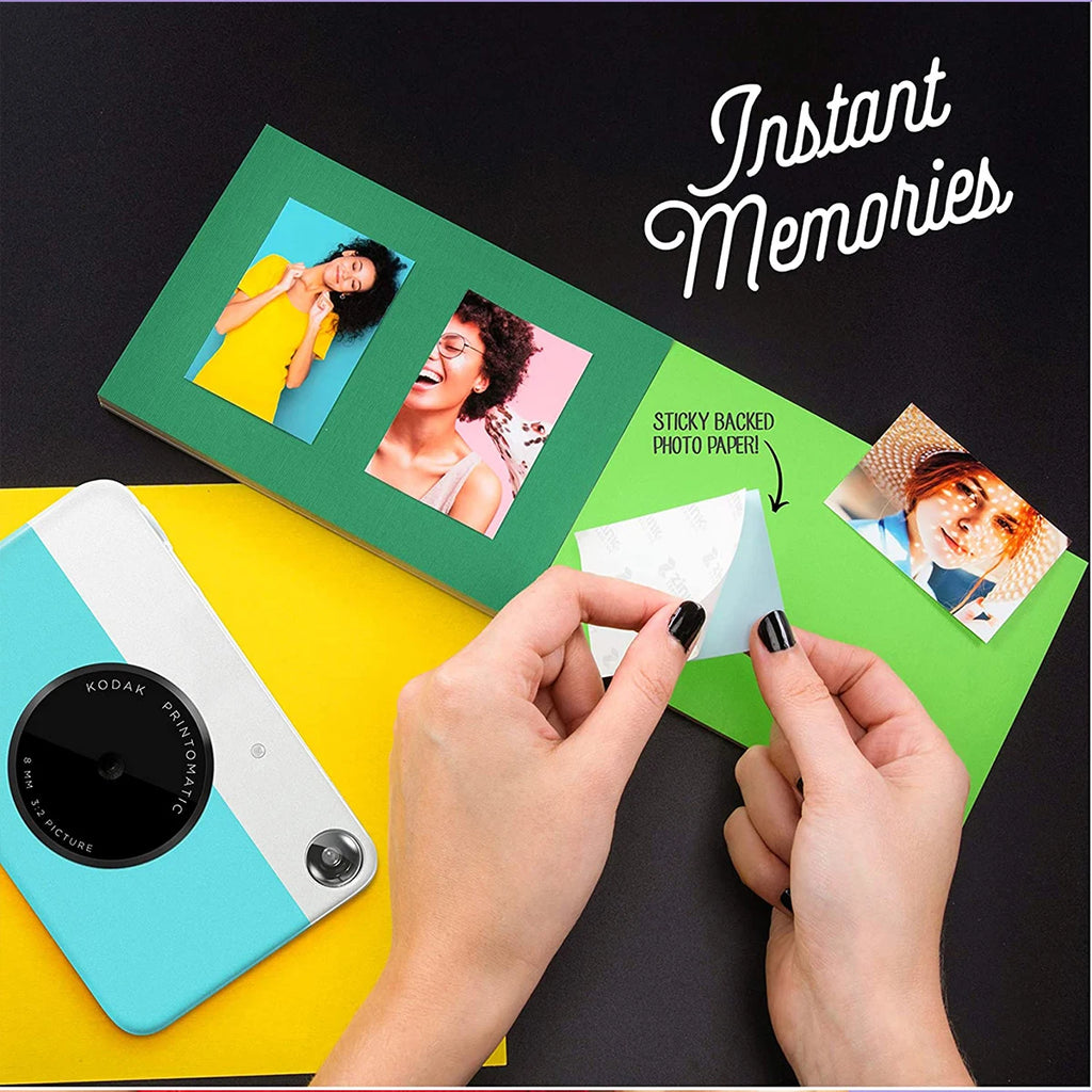 KODAK Printomatic nueva cámara de impresión instantánea Digital ZINK impresión sin tinta Color papel fotográfico impresión Flash + juego de 40 películas