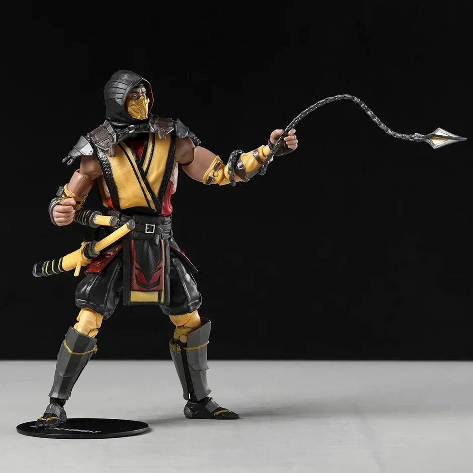Figura de acción de Sub-Zero y Scorpion de 7 pulgadas, modelo de PVC, estatua de decoración, juguete de regalo