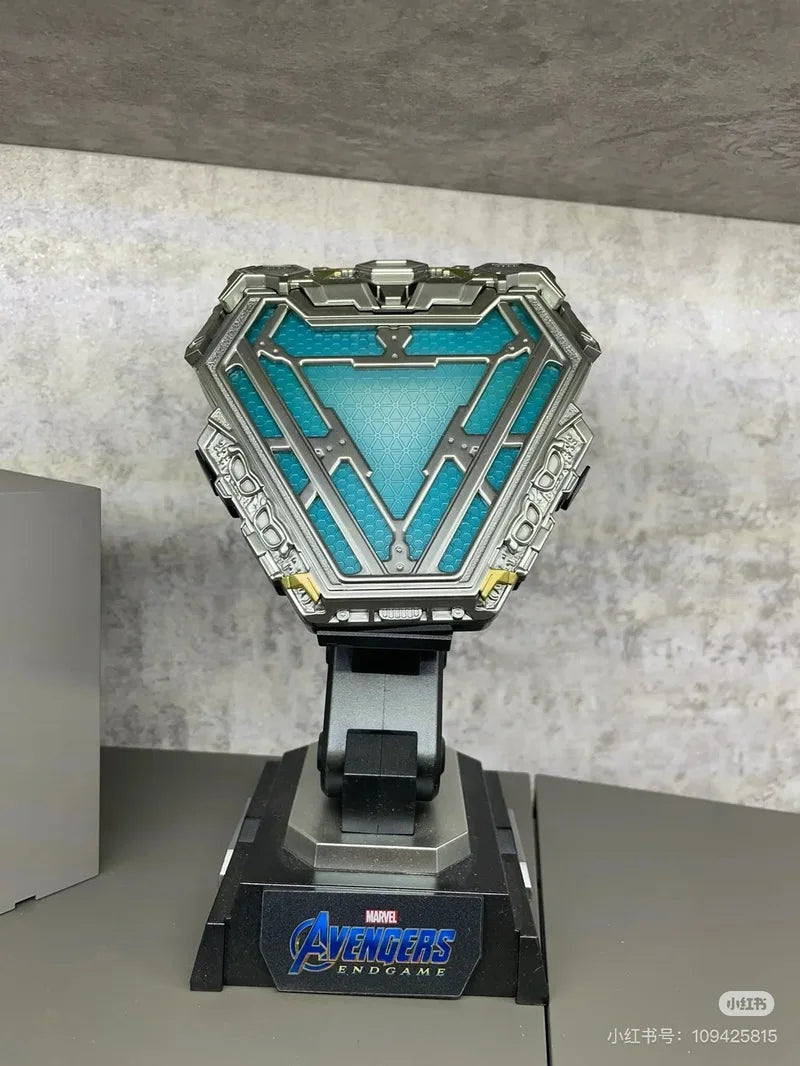 Reactor Mk50 1:1, Lámpara de Pecho Portátil, Réplica del Arc Reactor de Tony Stark, Figura con Luz LED, Regalo de Cumpleaños