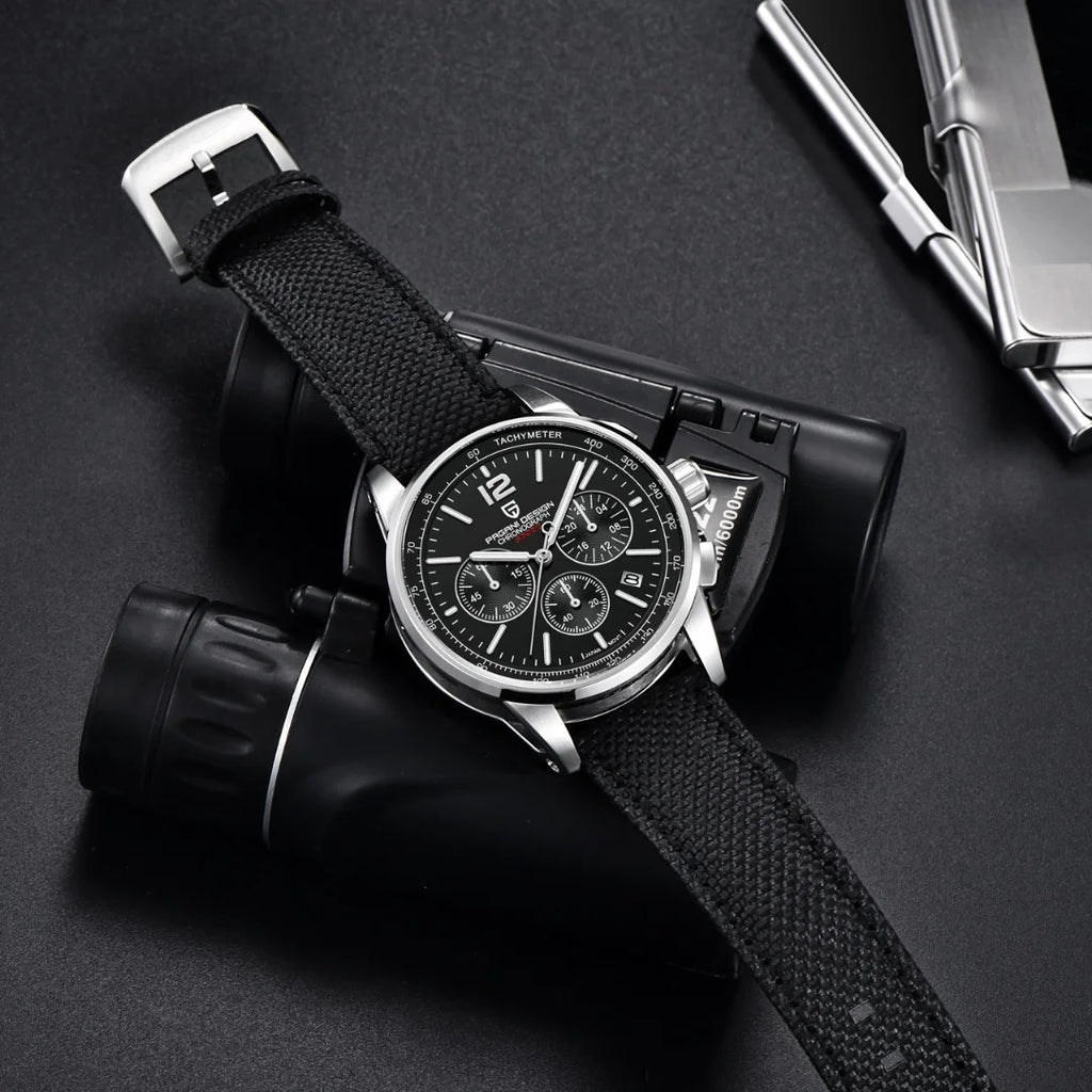 PAGANI DESIGN 2026 Nuevo Reloj de Cuarzo para Hombre de Lujo Casual, Movimiento VK63, Resistente al Agua 100M, Cristal de Zafiro, Reloj de Acero Inoxidable