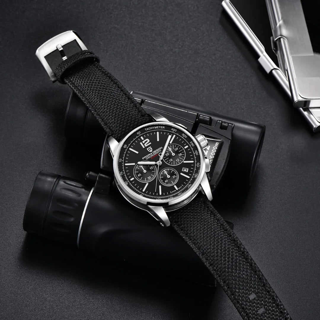 PAGANI DESIGN 2026 Nuevo Reloj de Cuarzo para Hombre de Lujo Casual, Movimiento VK63, Resistente al Agua 100M, Cristal de Zafiro, Reloj de Acero Inoxidable