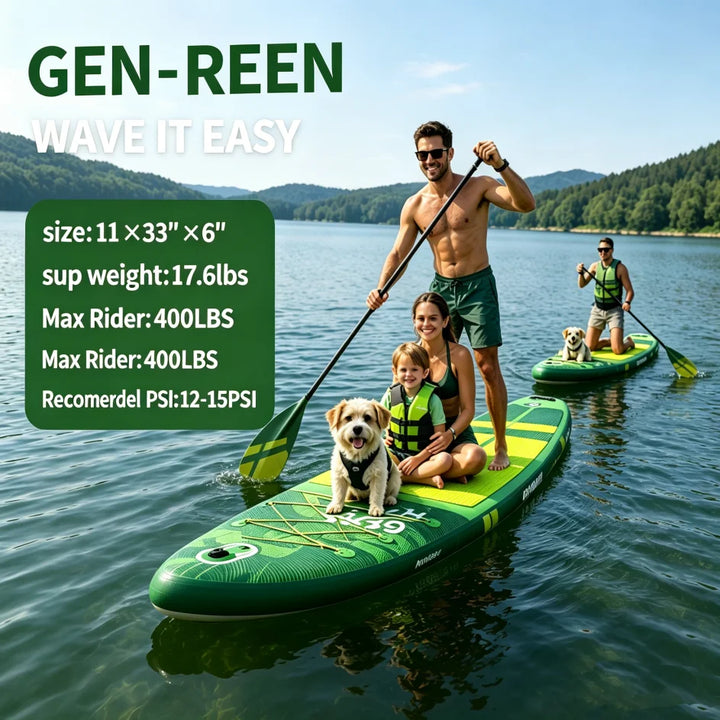 RAYOCON Tabla de Paddleboard Inflable de 11&