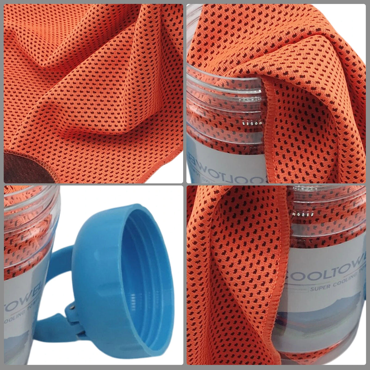 Toalla Refrescante Suave y Transpirable de 39.4 x 11.8 Pulgadas, Envolturas para el Cuello de Enfriamiento Instantáneo, Toalla de Microfibra de Secado Rápido para Yoga, Gimnasio, Deportes, Correr