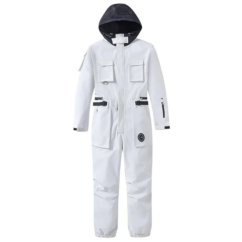 Mono de esquí unisex de alta calidad para invierno, traje de una sola pieza, resistente al viento, impermeable y cálido, para hombres y mujeres, ideal para actividades al aire libre en la nieve.