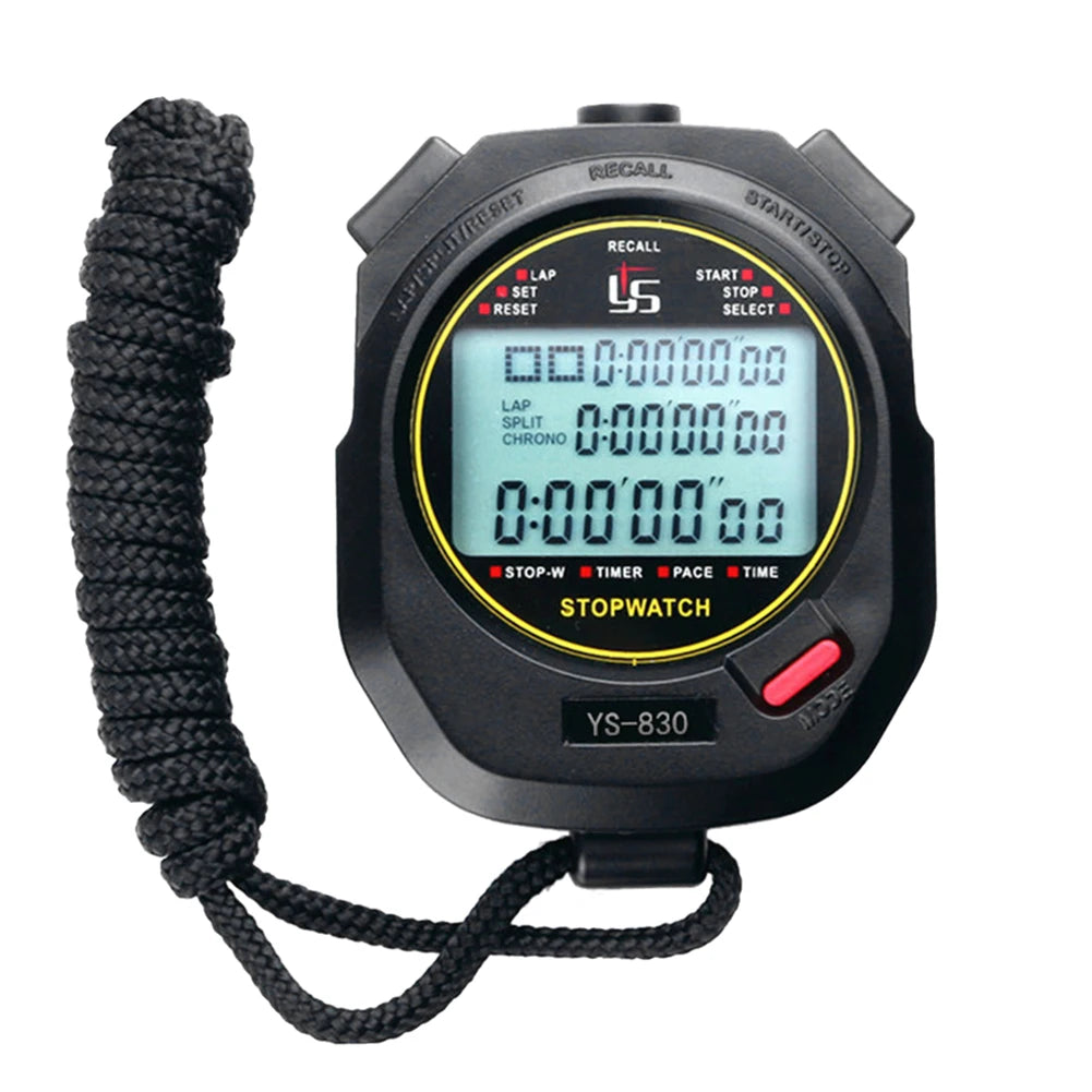 Cronómetro Digital de mano profesional, cronógrafo de entrenamiento para deportes al aire libre, cronógrafo, cronómetro, herramientas de precisión, 0,01 s