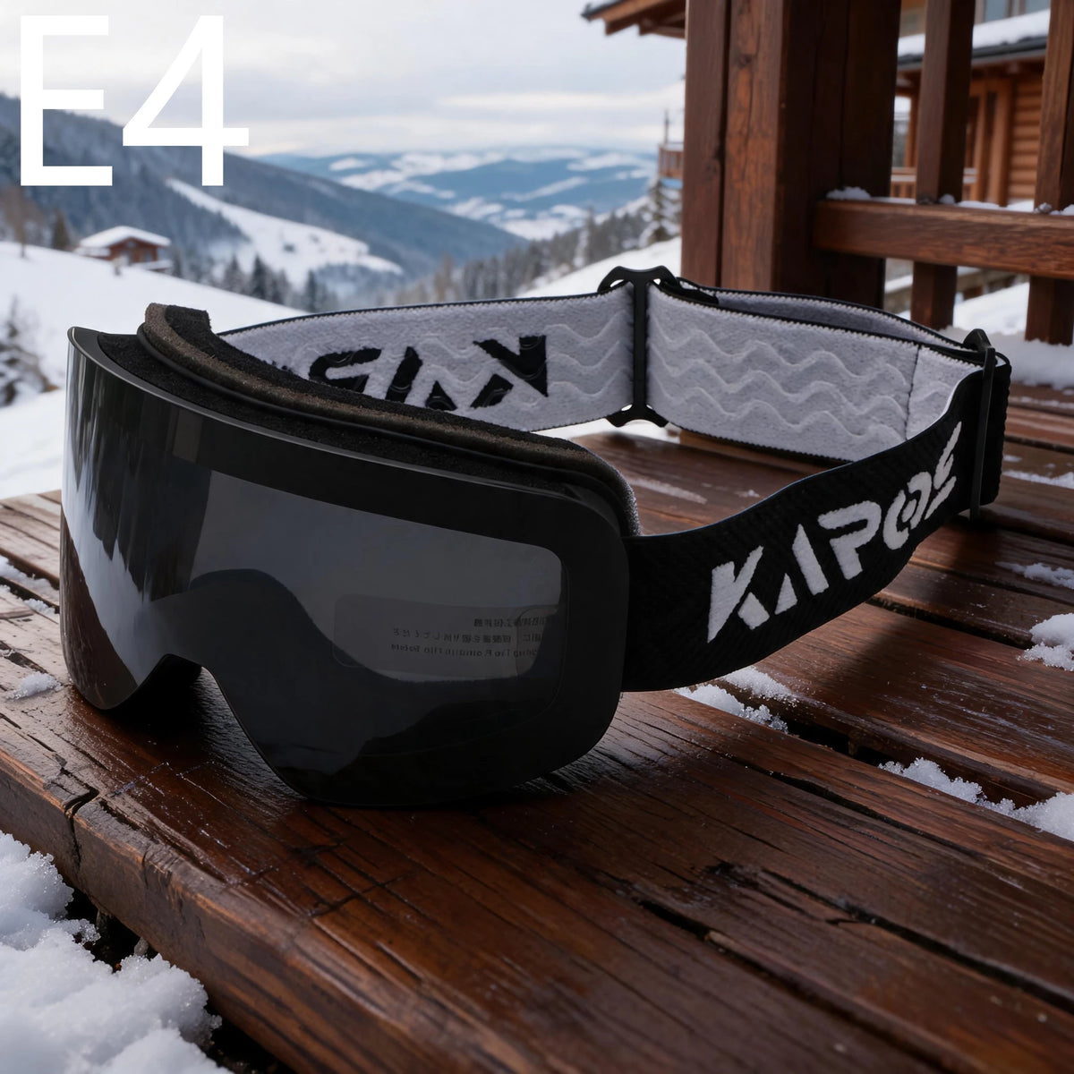 Gafas de esquí Karos de doble capa antivaho con protección UV400, ligeras, para deportes de invierno, snowboard y motos de nieve.