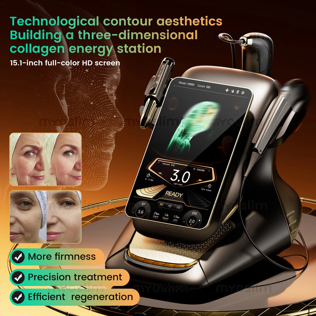 Máquina Portátil de Rejuvenecimiento Facial y Corporal 25D 360 Max RF, Reafirmante de Piel, Antienvejecimiento, para Salón de Belleza