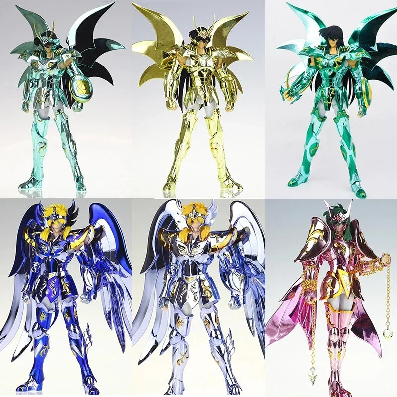 [In Stock] JM.MST Saint Seiya Myth Cloth EXM Dragon Shiryu Hyoga Cygnus Andromeda Shun God V4 Zodiac Knights Action Figure