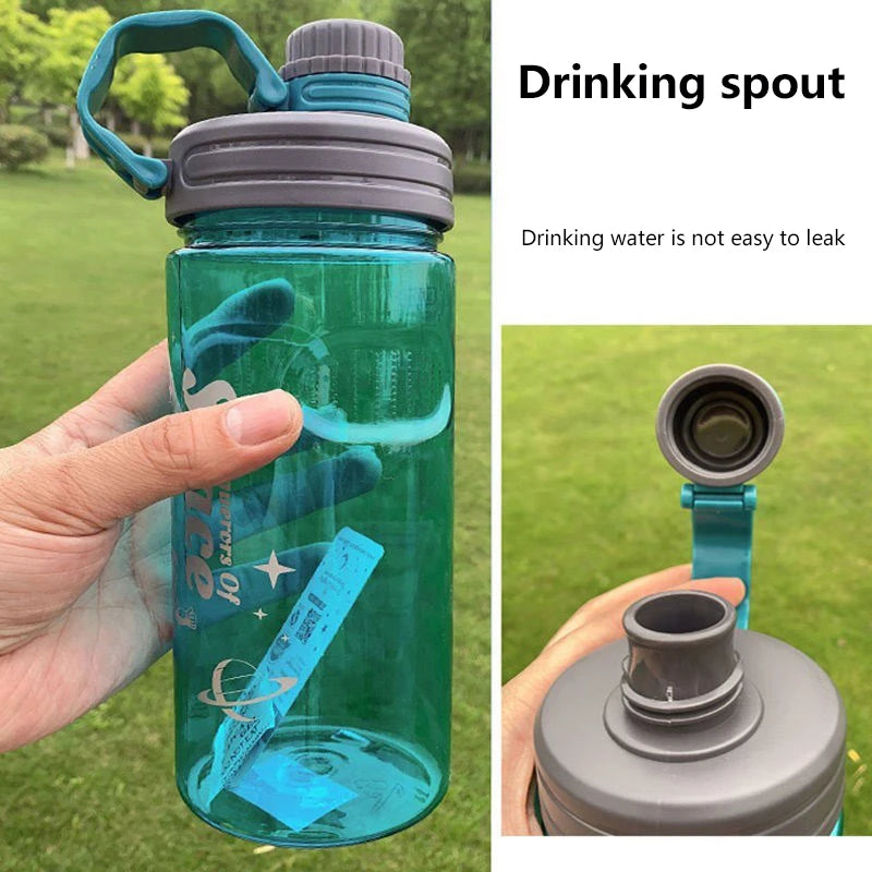 Botella de agua deportiva para Fitness, botella de agua de plástico de gran capacidad de alta calidad para escalada al aire libre, botella de bebida para bicicleta, hervidor