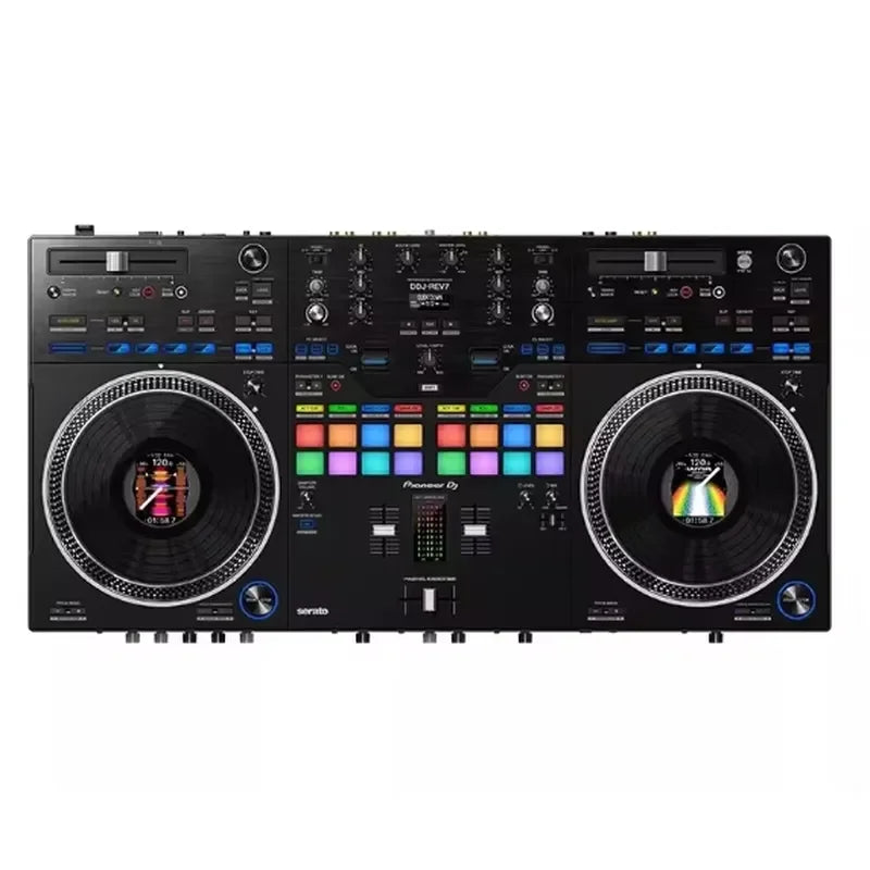 Controlador de Tocadiscos Profesional de Doble Canal Pioneer DJ DDJ-REV7 para Rendimiento de Scratch y Mezcla
