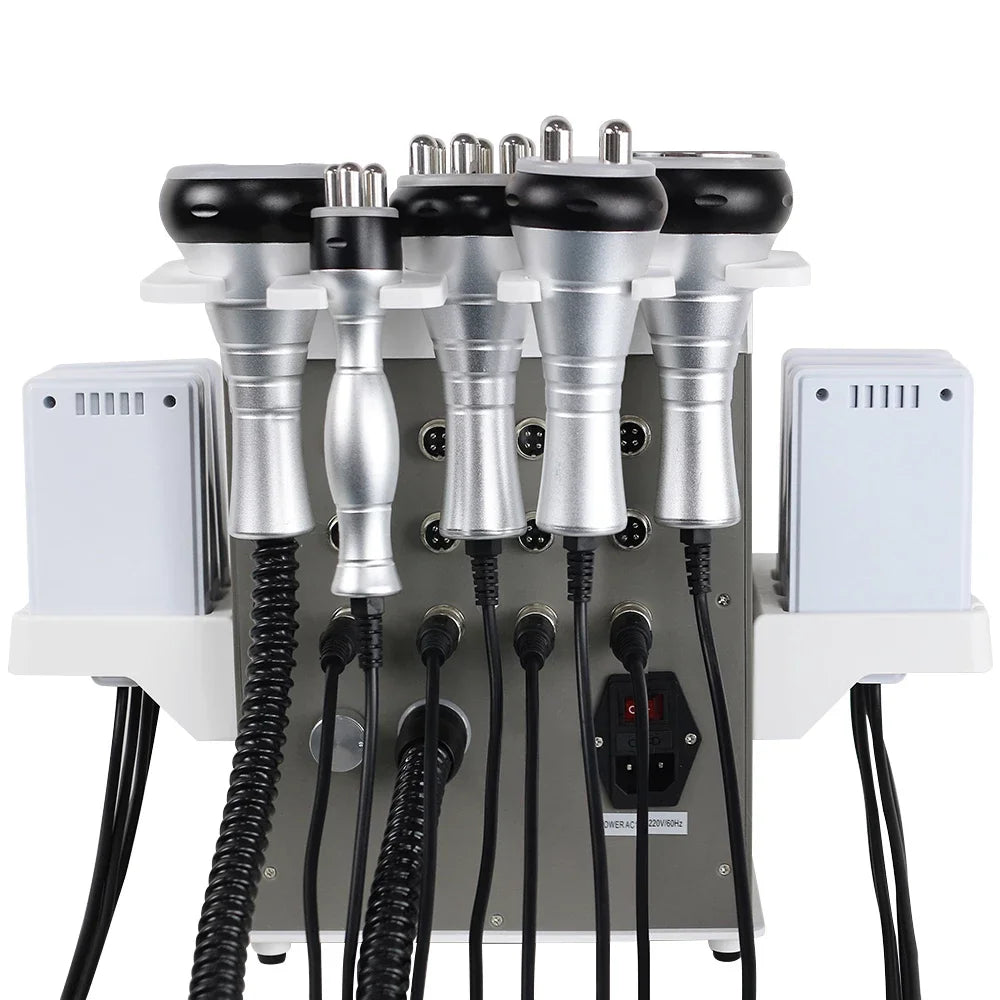 Máquina de Adelgazamiento Corporal KIM 8 6 en 1 40K, Máquina de Cavitación Ultrasónica para Moldear el Cuerpo, Lifting y Reafirmación de la Piel con Vacío y Liposucción