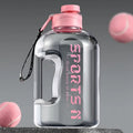 Botella de agua de gran capacidad de 2 litros, hervidor de agua deportivo para gimnasio, para acampar, viajar, botellas para beber sin BPA