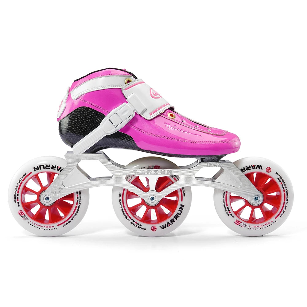 VARRUN-Patines de velocidad en línea, botas de competición profesionales de fibra de carbono, originales, 2023