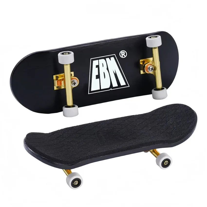 Cubierta de dedo 32mm/34mm diapasón profesional Mini monopatín de madera juego completo para trucos volteando molienda juguete coleccionable