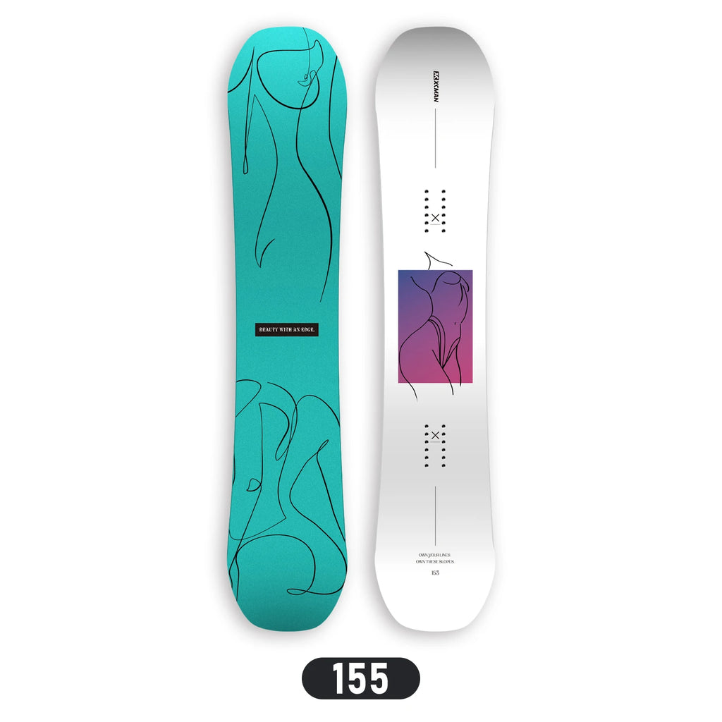 Juego completo de snowboard con fijaciones y botas