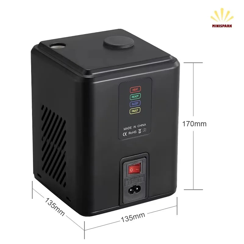 Máquina de Chispas Frías de 350W con Control Remoto, Mini Fuente de Chispas Electrónica, Equipo de Efectos Especiales para Fiestas, Bodas y Eventos