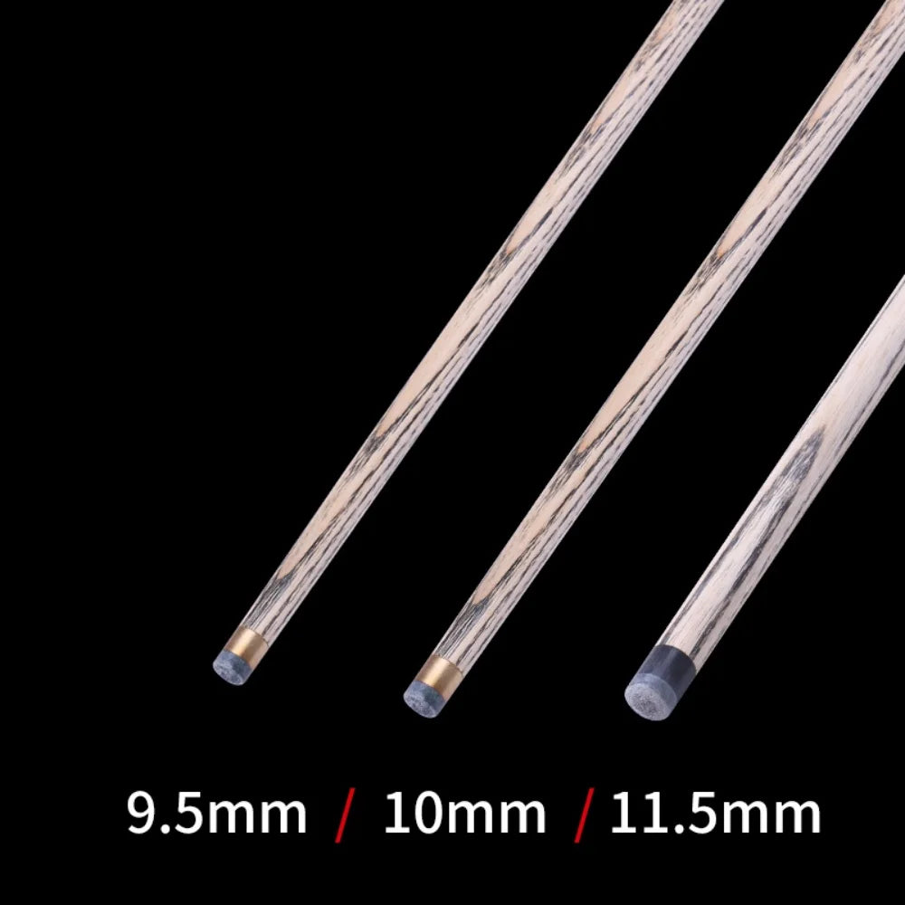 Taco de billar snooker OMIN serie Flash Lightning de 57", 9.5/10/11.5mm, set completo