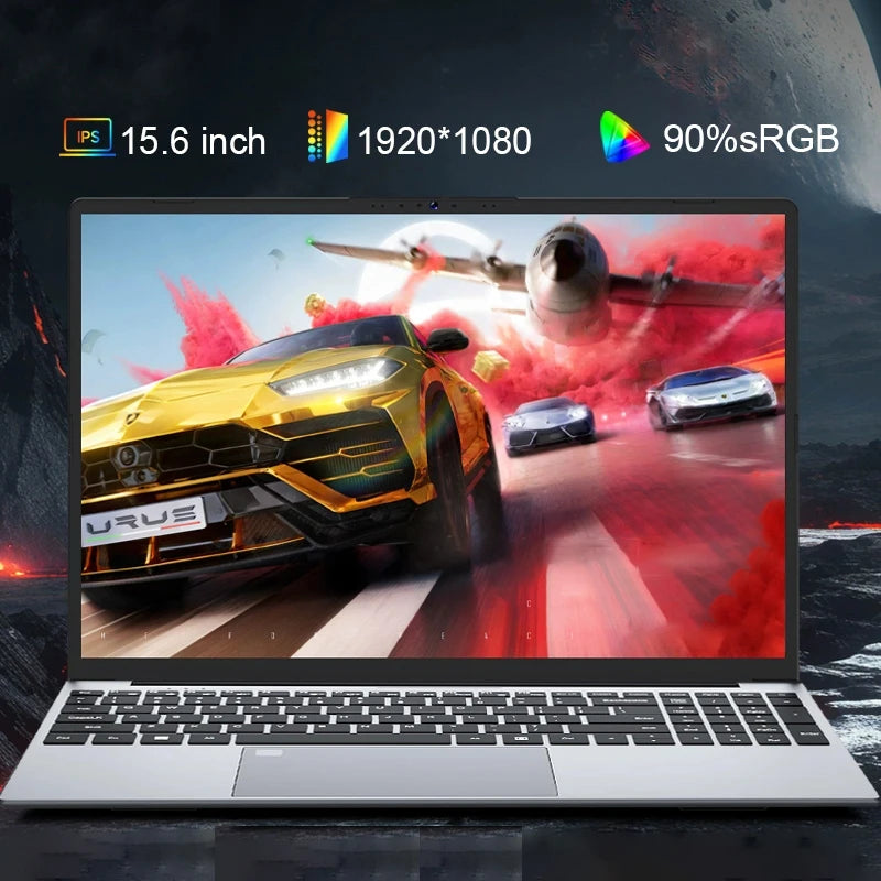 Computadora portátil Intel Core i9-9900 con Windows 11, 16 GB de RAM, 1 TB SSD, retroiluminación, lector de huellas dactilares, pantalla de 15.6 pulgadas, para oficina, estudio y juegos.