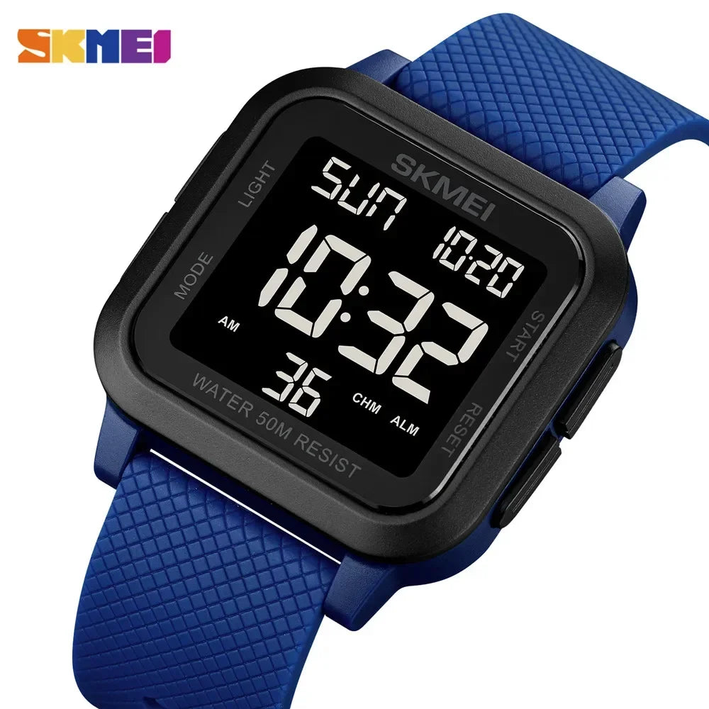Reloj digital militar SKMEI 1894 para hombre, resistente al agua, reloj deportivo electrónico a prueba de golpes, con cuenta regresiva 1841 Montre Homme