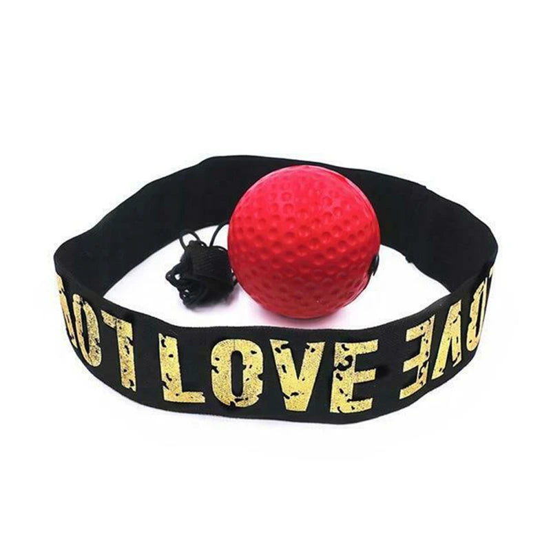 Pelota de velocidad de boxeo Muay Thai con banda para la cabeza para lucha de boxeo Sanda, entrenamiento de tiempo de reacción de velocidad rápida, entrenador de reflejos de boxeo
