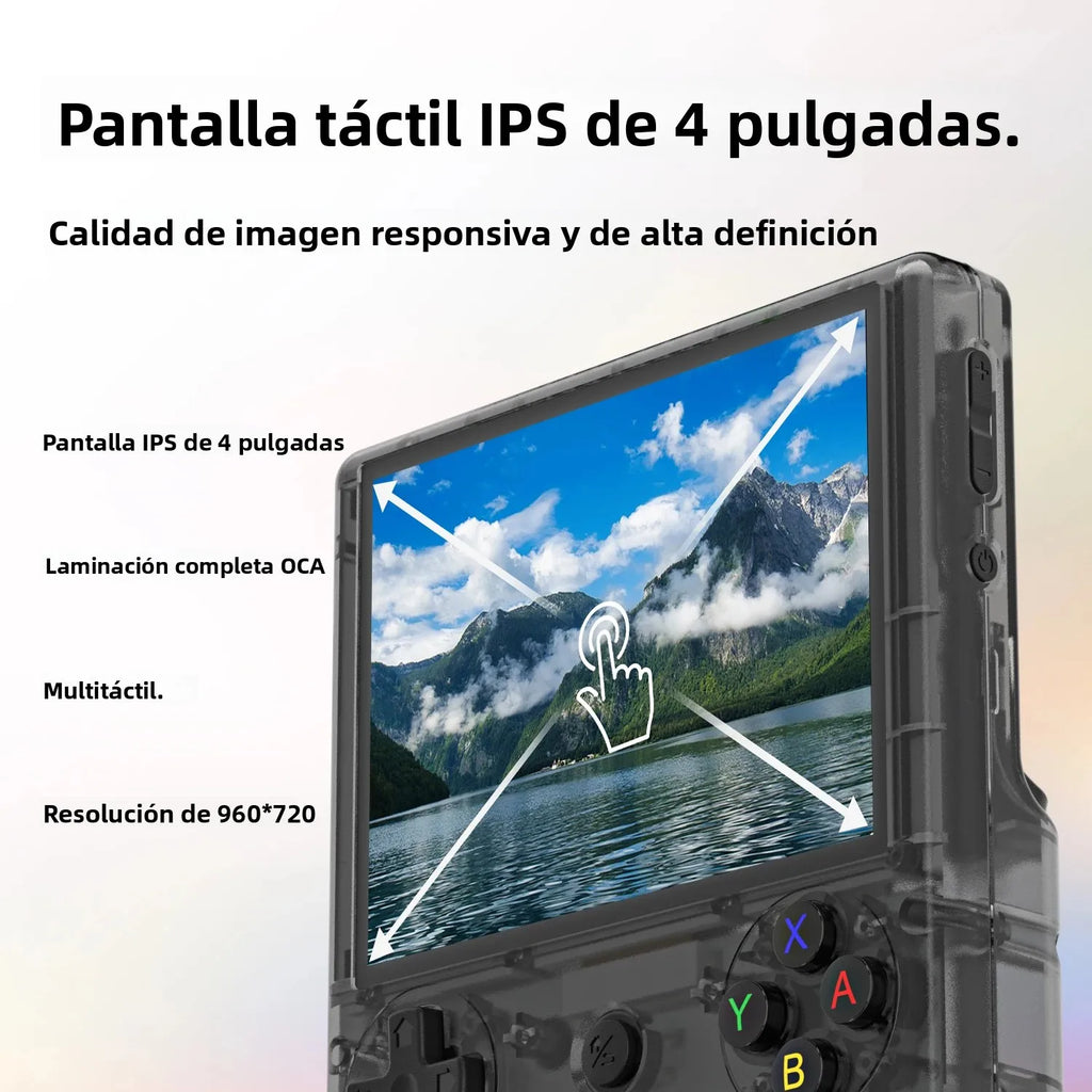 ANBERNIC RG406V Retro Handheld Game Console 4" IPS Multi-touch Screen Android 3D Hall Joystick 5500mAh Video Player 1080p DP Out