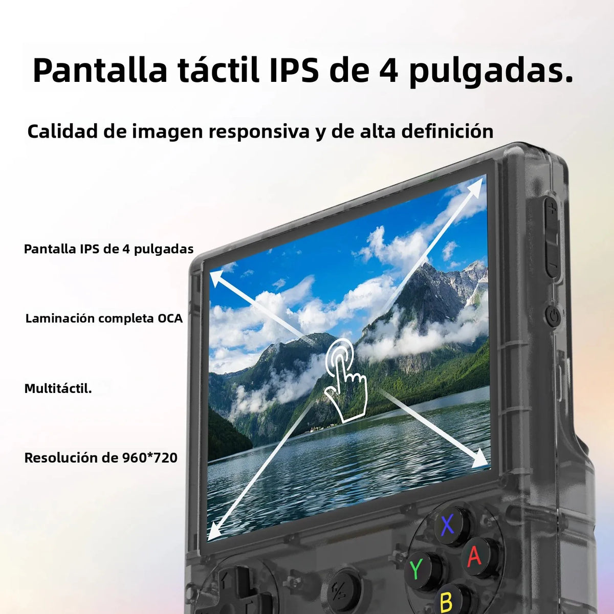 ANBERNIC RG406V Retro Handheld Game Console 4" IPS Multi-touch Screen Android 3D Hall Joystick 5500mAh Video Player 1080p DP Out