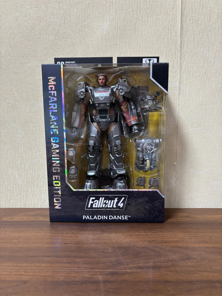 Figura de acción articulada de 7 pulgadas McFarlane Toys Kratos/Einherjar Ragnarok/Fallout Joshua Graham New Vegas/T-45/T-60 Paladin Danse