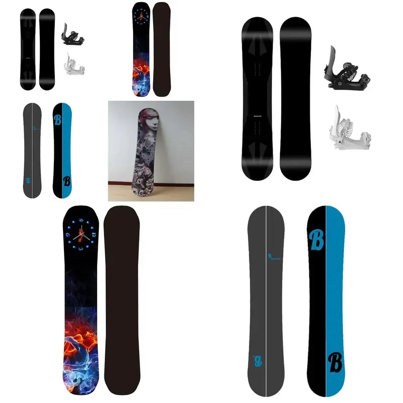 Tabla de Snowboard Profesional de Invierno Poplar al por Mayor para Hombres, Tabla de Snowboard de Carreras Caving Hammer