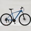 Bicicleta de montaña de acero al carbono de 29 pulgadas, bicicleta de montaña de carbono con doble suspensión, frenos, frenos de disco