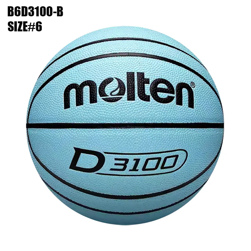 Balones de Baloncesto Originales Molten 2027, Tamaño 7/6/5, Material PU, para Juegos en Interiores y Exteriores, Entrenamiento, Hombres y Mujeres, Baloncesto