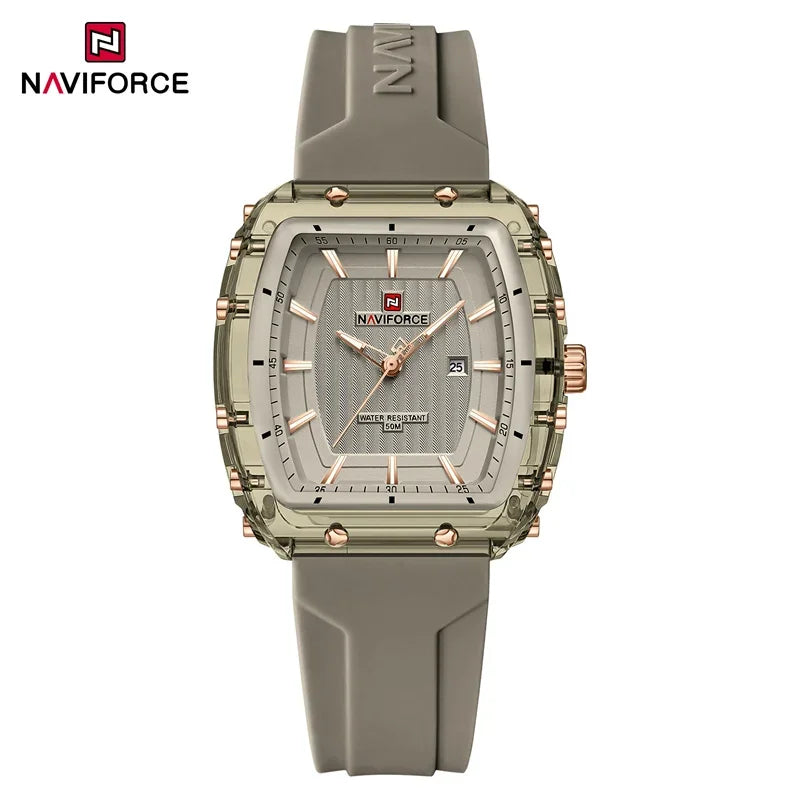 NAVIFORCE Fashion Original Watches for Women Quartz 5ATM Waterproof Shockproof Wristwatch Ladies Luxury Female Clock Gifts 2025