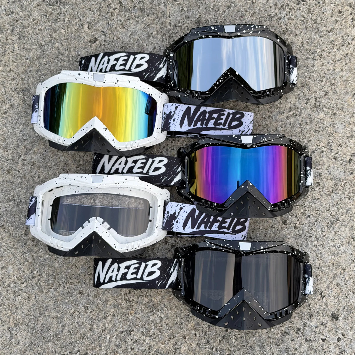 Gafas protectoras para casco de motocicleta, gafas para deportes al aire libre, gafas antiviento y antipolvo, gafas para esquí y snowboard, gafas para motocross, gafas de protección.