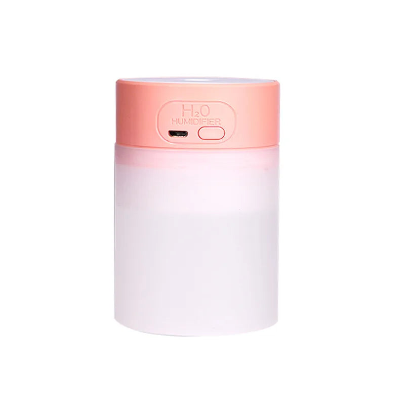 Humidificador USB LED de Ambiente Colorido, Mini Humidificador para Coche, Hogar, Dormitorio, Humidificador de Aire Portátil de Escritorio, Aromaterapia, Ultrasónico sin Agua