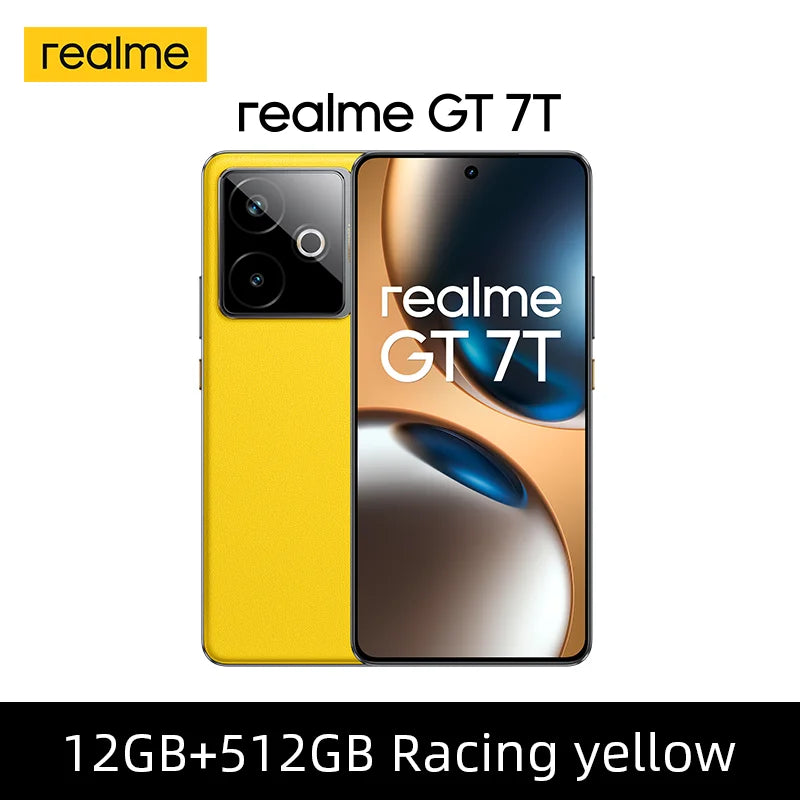 Global Version realme GT 7T 5G Smartphone Dimensity 8400-MAX 6.8inches 120Hz Display 7000mAh 120W SUPERVOOC Charge Camera  50MP