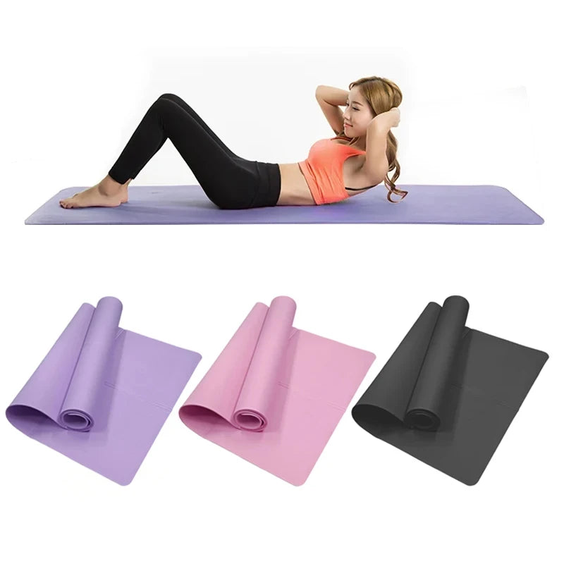 Colchonetas de Yoga EVA de 4MM de grosor, colchoneta antideslizante para deporte y Fitness, manta para ejercicio, Yoga y Pilates, colchoneta de gimnasia, equipo de Fitness