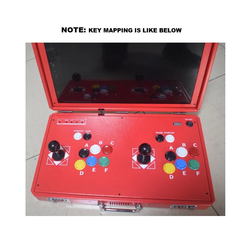 Armario Arcade de 20 pulgadas, caja Pandora H3 S812, máquina de 23000 juegos, doble botón de Joystick con moneda Slooter, consola Arcade Bartop