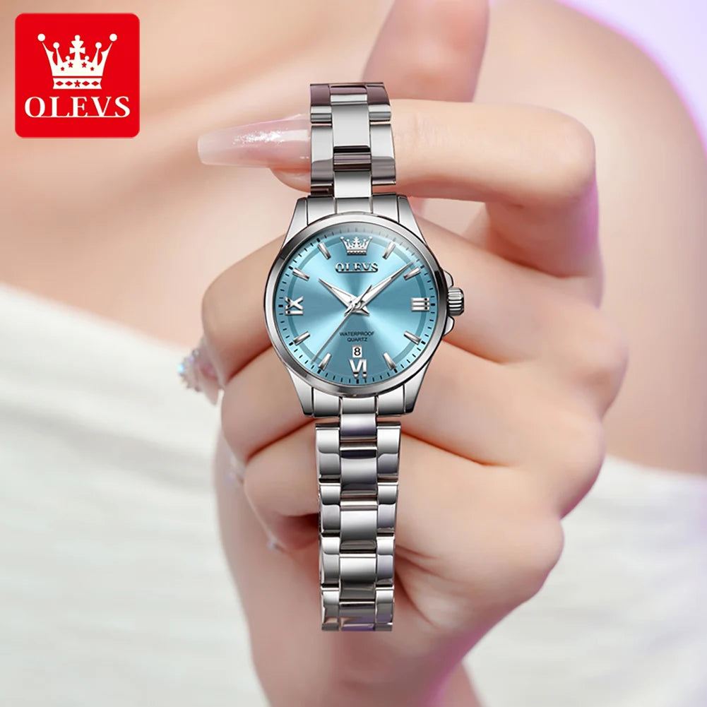Reloj de pulsera para mujer OLEVS 3668, reloj elegante para mujer, resistente al agua, nuevo modelo 2025, reloj de cuarzo para dama, Reloj Para Mujer