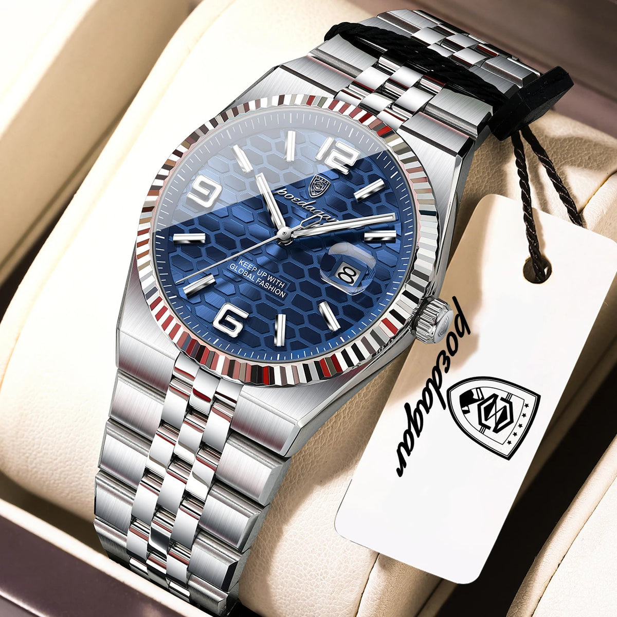 POEDAGAR Top Elegant Women's Watches Stainless Steel Date Quartz Woman Clock Luminous Waterproof Fashion Ladies Watch Reloj Gift